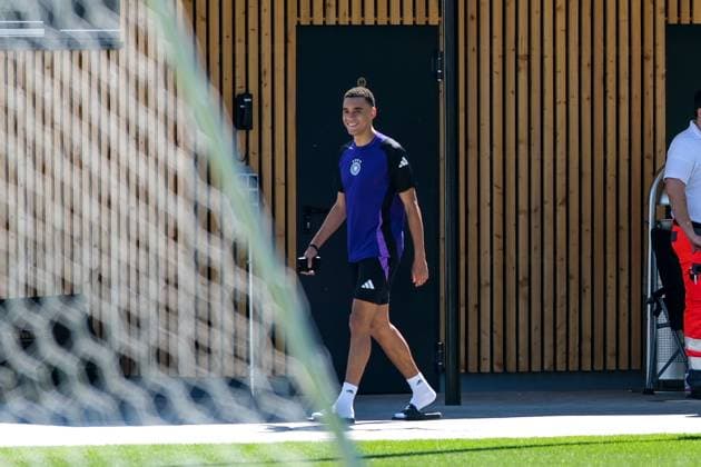 Jamal Musiala (Deutschland , 10), GER, EURO 2024, Abschlusstraining Deutschland, vor Schweiz vs Deutschland, Fussball Europameisterschaft, Herzogenaurach, 22.06.2024 GER, EURO 2024, Abschlusstraining Deutschland, vor Schweiz vs Deutschland, Fussball Europameisterschaft, Herzogenaurach, 22.06.2024 Herzogenaurach Copyright: xEibner-Pressefoto FlorianxWieganx EP_FWD