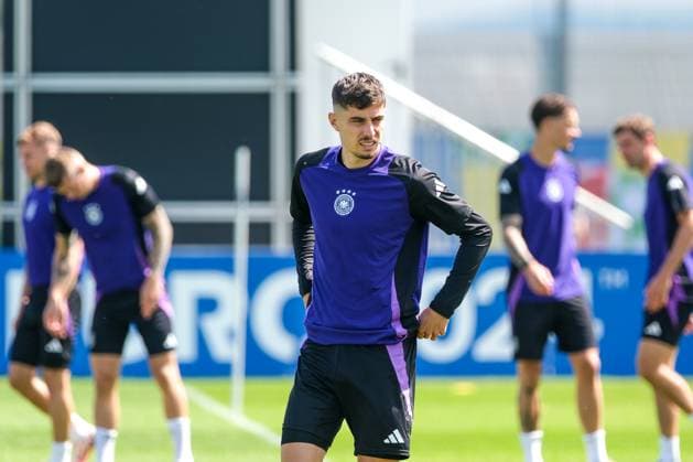 Kai Havertz (Deutschland , 07), GER, EURO 2024, Abschlusstraining Deutschland, vor Schweiz vs Deutschland, Fussball Europameisterschaft, Herzogenaurach, 22.06.2024 GER, EURO 2024, Abschlusstraining Deutschland, vor Schweiz vs Deutschland, Fussball Europameisterschaft, Herzogenaurach, 22.06.2024 Herzogenaurach Copyright: xEibner-Pressefoto FlorianxWieganx EP_FWD
