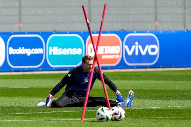 Manuel Neuer (Deutschland , 01), GER, EURO 2024, Abschlusstraining Deutschland, vor Schweiz vs Deutschland, Fussball Europameisterschaft, Herzogenaurach, 22.06.2024 GER, EURO 2024, Abschlusstraining Deutschland, vor Schweiz vs Deutschland, Fussball Europameisterschaft, Herzogenaurach, 22.06.2024 Herzogenaurach Copyright: xEibner-Pressefoto FlorianxWieganx EP_FWD