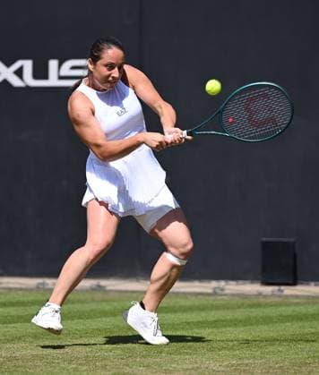 Elisabetta Cocciaretto of Italy in semi final action Rothesay Classic Birmingham, Day 6, Tennis, Edgbaston Priory Club, Birmingham, UK - 22 June 2024  Copyright: xAnnaxGowthorpe Shutterstockx 14543330w