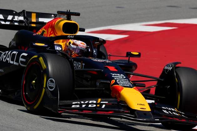 F1 Grand Prix of Spain - Qualifying Max Verstappen of the Netherlands driving the (1) Oracle Red Bull Racing RB20 on track during the final practice ahead of the F1 Grand Prix of Spain at Circuit de Barcelona-Catalunya on June 22, 2024, in Barcelona, Spain. Barcelona Circuit de Barcelona-Catalunya Catalunya Spain RL_GPF1ESP24_00613 Copyright: xRicardoxLarreinax
