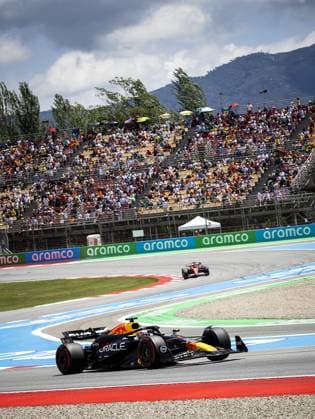 MONTMELO - Max Verstappen (Red Bull Racing) in action during the third free practice of the Spanish Grand Prix at the Circuit de Barcelona-Catalunya. ANP SEM VAN DER WAL xVIxANPxSportx xxANPxIVx 501757650 originalFilename: 501757650.jpg