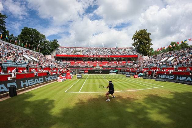 Gut besuchtes Steffi-Graf-Stadion beim Match Ons JABEUR TUN gegen Coco GAUFF USA, ecotrans Ladies Open 2024, Berlin, LTTC Rot-Weiß , 22.06.2024, Copyright: xClaudioxGärtnerx