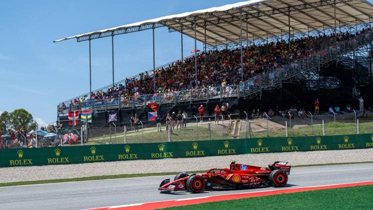Barcelona: No?Ã‚Â°55 Carlos Sainz MEX Scuderia Ferrari during Formula 1 Aramco Gran Premio de Espana 2024 - Practice 3, Formula 1 Championship in Barcelona, Spain, June 22 2024 Formula 1 Championship - Formula 1 Aramco Gran Premio de Espana 2024 - Practice 3  - ZUMAp169 20240622_zsa_p169_154 Copyright: xIPAx