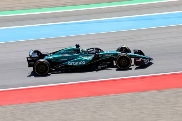22.06.2024, xrarjax, Motorsport FIA Formel 1, Großer Preis von Spanien emspor, v.l. 3. freies Training FP3 Lance Stroll (Aston Martin) Startnummer 18 Barcelona