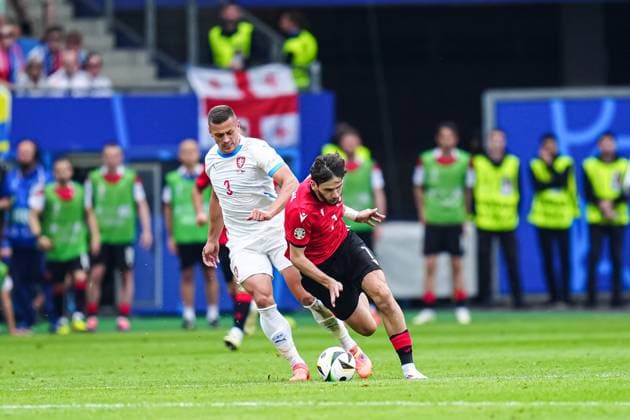 GER, Georgien vs. Tschechien, Fussball Europameisterschaft, UEFA EURO, EM, Europameisterschaft,Fussball 2024, Spieltag 2, 22.06.2024 GER, Georgien vs. Tschechien, Fussball Europameisterschaft, UEFA Euro 2024, Spieltag 2, 22.06.2024 Hamburg Copyright: xEibner-Pressefoto MarcelxvonxFehrnx EP_MFN