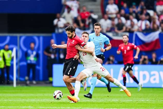 GER, Georgien vs. Tschechien, Fussball Europameisterschaft, UEFA EURO, EM, Europameisterschaft,Fussball 2024, Spieltag 2, 22.06.2024 GER, Georgien vs. Tschechien, Fussball Europameisterschaft, UEFA Euro 2024, Spieltag 2, 22.06.2024 Hamburg Copyright: xEibner-Pressefoto MarcelxvonxFehrnx EP_MFN