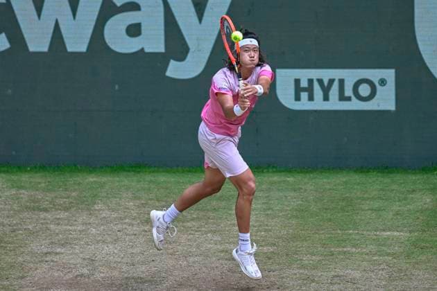 Zhizhen Zhang CHN 22.06.2024 Tennis Terra Wortmann Open, ATP, Tennis Herren World Tour 500, , OWL ARENA, Halle (Westfalen), NRW Germany
