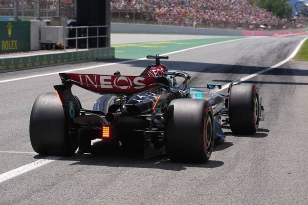 Formel 1 Aramco Grand Prix von Spanien 2024 22.06.2024, Circuit de Catalunya, Barcelona, Formel 1 Aramco Grand Prix von Spanien 2024 , im Bild George Russell (GBR), Mercedes-AMG Petronas Formula One Team