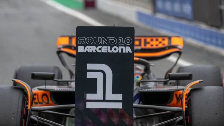 NÃ?Â°4 Lando Norris GBR McLaren Formula 1 Team during Formula 1 Aramco Gran Premio de Espana 2024 - Qualifyng, Formula 1 Championship in Barcelona, Spain, June 22 2024  Copyright: xx xx IPA_Agency_IPA47377705