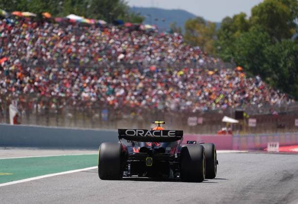 22.06.2024, Circuit de Catalunya, Barcelona, Formel 1 Aramco Grand Prix von Spanien 2024 , im Bild Sergio Perez (MEX), Oracle Red Bull Racing Defodi-506_20240622_hbr_1757