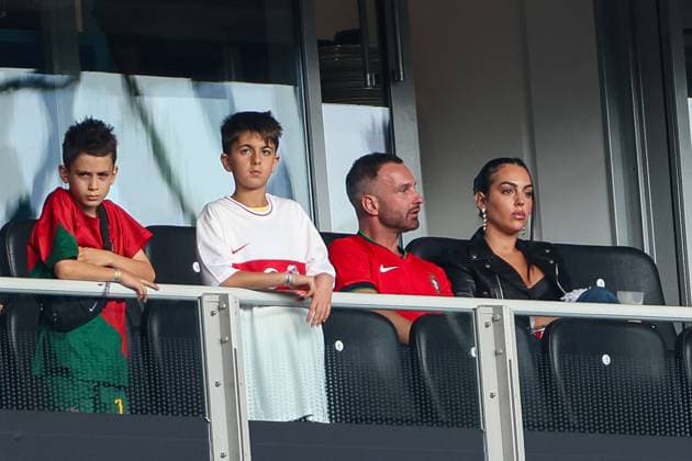 EM 2024: Türkei - Portugal am 22.06.2024 in dem BVB Stadion Dortmund in Dortmund Georgina Rodriguez, die Freundin von Cristiano Ronaldo ( 7, Portugal) auf der Tribüne
