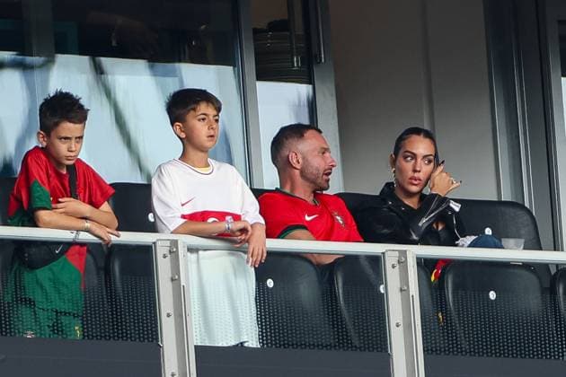 EM 2024: Türkei - Portugal am 22.06.2024 in dem BVB Stadion Dortmund in Dortmund Georgina Rodriguez, die Freundin von Cristiano Ronaldo ( 7, Portugal) auf der Tribüne