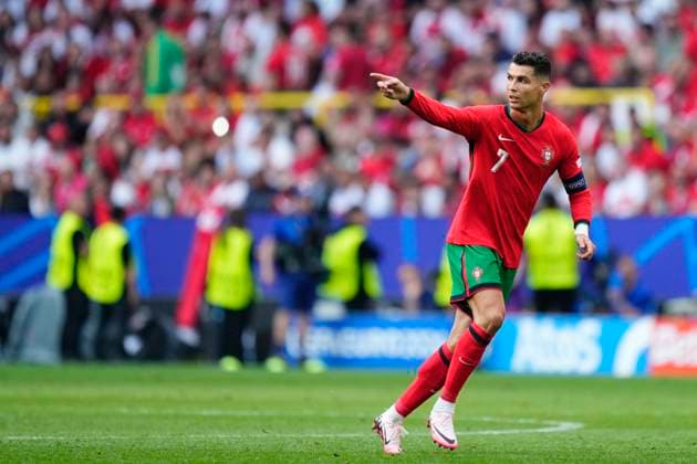 Turkiye v Portugal: Group F - UEFA EURO, EM, Europameisterschaft,Fussball 2024 Cristiano Ronaldo centre-forward of Portugal and Al-Nassr FC during the UEFA EURO 2024 group stage match between Turkiye and Portugal at Football Stadium Dortmund on June 22, 2024 in Dortmund, Germany. Dortmund Germany  Copyright: xJosexBretonx originalFilename:breton-turkiyev240622_npfAI.jpg