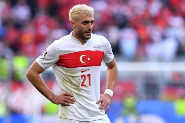 Fußball UEFA EURO, EM, Europameisterschaft,Fussball 2024 Gruppenphase 2. Spieltag Türkei - Portugal am 22.06.2024 im BVB Stadion Dortmund in Dortmund Baris Alper Yilmaz ( Türkei )