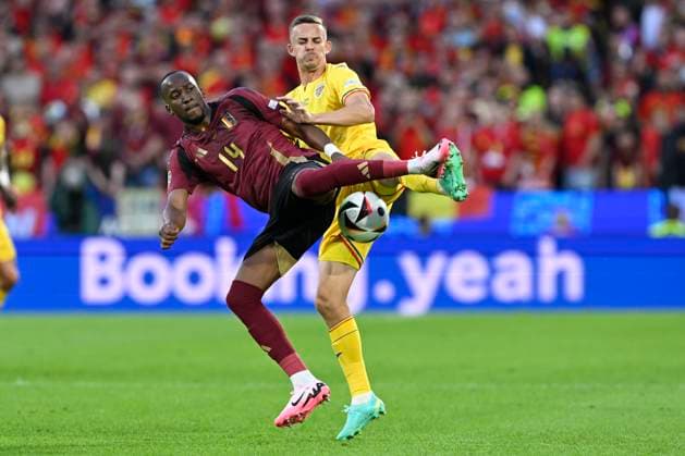 Belgium v Romania Group E - UEFA EURO, EM, Europameisterschaft,Fussball 2024 COLOGNE, GERMANY - JUNE 22 : Lukebakio Dodi forward of Belgium during the UEFA EURO 2024 European Football Championship tournament group E stage match between Belgium and Romania at Cologne Stadium on June 22, 2024 in Cologne, Germany, 22 06 2024 Cologne Germany  Copyright: xDhax