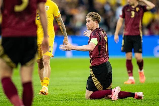 UEFA EURO, EM, Europameisterschaft,Fussball 2024: Belgien - Rumänien; 22.06.2024 Kevin De Bruyne (Belgien, 7) UEFA EURO 2024: Belgien - Rumänien; Cologne Stadion, Köln; 22.06.2024 Copyright: xBEAUTIFULxSPORTS Buriakovx
