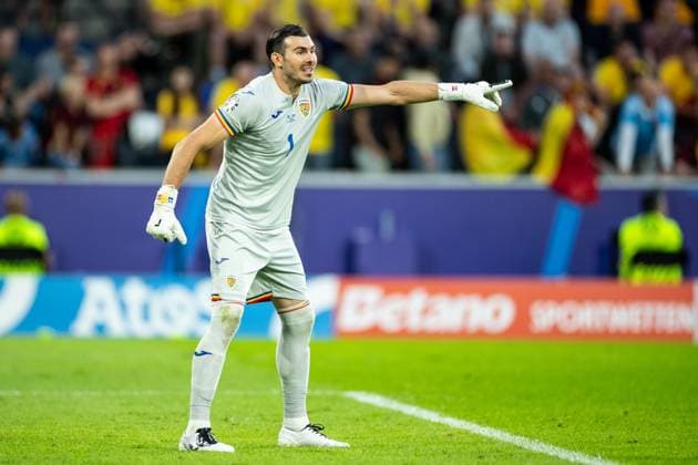 UEFA EURO, EM, Europameisterschaft,Fussball 2024: Belgien - Rumänien; 22.06.2024 Florin Nita (Rumänien, 1) UEFA EURO 2024: Belgien - Rumänien; Cologne Stadion, Köln; 22.06.2024 Copyright: xBEAUTIFULxSPORTS Buriakovx