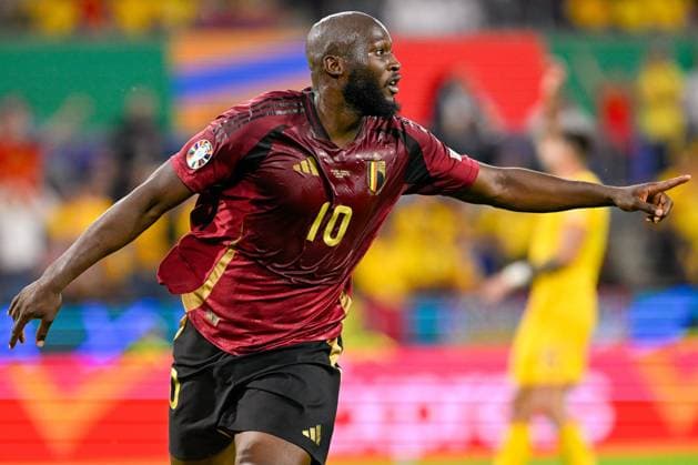 Belgium v Romania Group E - UEFA EURO, EM, Europameisterschaft,Fussball 2024 COLOGNE, GERMANY - JUNE 22 : Lukaku Romelu forward of Belgium after his own goal during the UEFA EURO 2024 European Football Championship tournament group E stage match between Belgium and Romania at Cologne Stadium on June 22, 2024 in Cologne, Germany, 22 06 2024 Cologne Germany  Copyright: xDhax