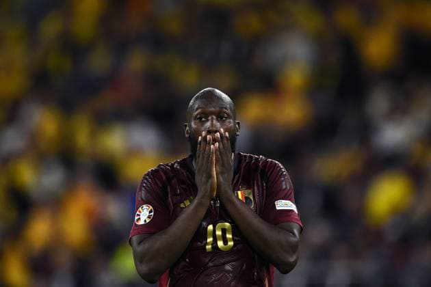 Mg Colonia (Germania) 22 06 2024 - Euro 2024 Belgio-Romania foto Matteo Gribaudi Image nella foto: Romelu Lukaku 