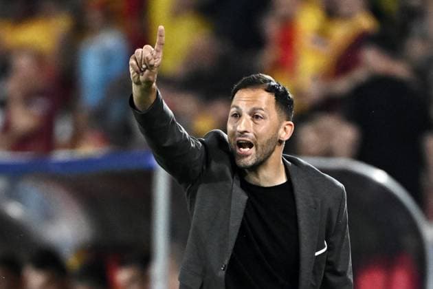 240622 EURO2024 BELGIUM VS ROMANIA Domenico Tedesco, head coach of Belgium, pictured during a soccer game between the national teams of Belgium, called the Red Devils and Romania on the second matchday in Group E in the group stage of the UEFA EURO, EM, Europameisterschaft,Fussball 2024 tournament , on Saturday 22 June 2024 in Cologne , Germany . PHOTO Isosport Maarten Straetemans Cologne GERMANY  Copyright: xx 467143