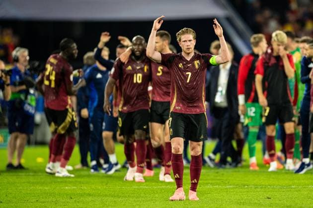 UEFA EURO, EM, Europameisterschaft,Fussball 2024: Belgien - Rumänien; 22.06.2024 Kevin De Bruyne (Belgien, 7) UEFA EURO 2024: Belgien - Rumänien; Cologne Stadion, Köln; 22.06.2024 Copyright: xBEAUTIFULxSPORTS Buriakovx