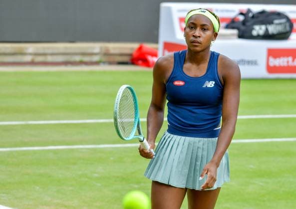 Tennis, WTA, Tennis Damen Turnier in Berlin 23.06.2024, xdanx, Sport Tennis,WTA-Turnier in Berlin Finale, v.l.Coco Gauff (USA) entaeuscht Berlin Steffi-Graf-Stadion Berlin Germany (DE) Copyright: xDanielxLakomskix