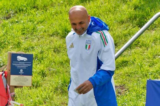 Luciano Spalletti head coach of Italy during UEFA EURO, EM, Europameisterschaft,Fussball 2024 - Italy training session, UEFA European Football Championship in Iserlohn, Germany, June 23 2024  Copyright: xx xx IPA_Agency_IPA47397916