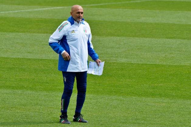 Luciano Spalletti head coach of Italy during UEFA EURO, EM, Europameisterschaft,Fussball 2024 - Italy training session, UEFA European Football Championship in Iserlohn, Germany, June 23 2024  Copyright: xx xx IPA_Agency_IPA47397926
