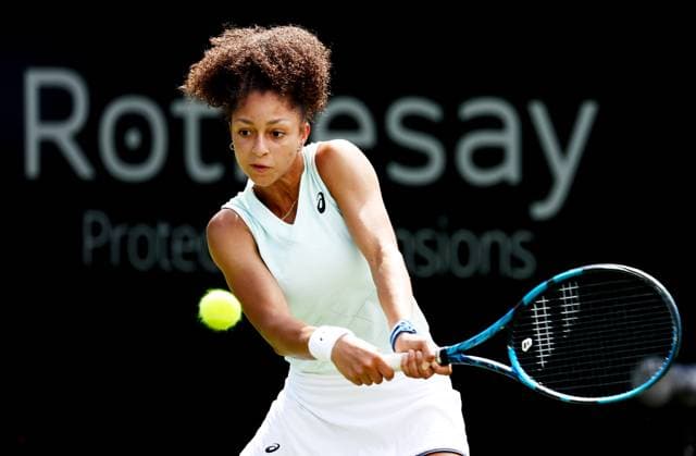Ranah Stoiber of Great Britain in action during their qualifying match. Rothesay International Eastbourne, Day 1, Tennis, Devonshire Park, Eastbourne, UK - 23 June 2024  Copyright: xJamesxMarsh Shutterstockx 14548083g
