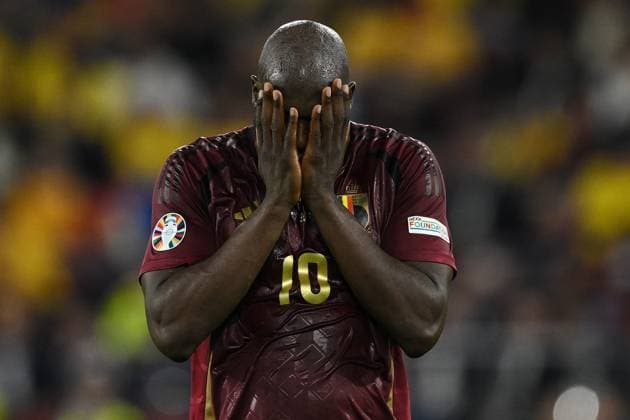 Mg Colonia (Germania) 22 06 2024 - Euro 2024 Belgio-Romania foto Matteo Gribaudi Image nella foto: Romelu Lukaku 