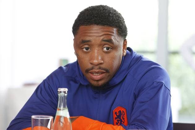 WOLFSBURG,23-06-2024, Training Camp of Team Netherlands in preparation of EURO 2024. Press meeting with players in the Volkswagen Autostadt Paviljoen. Steven Bergwijn Team Netherlands 23-6-2024  x25573628x Copyright: