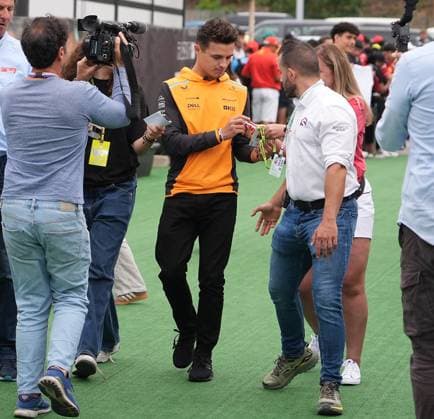 23.06.2024, Circuit de Catalunya, Barcelona, Formel 1 Aramco Grand Prix von Spanien 2024 , im Bild Lando Norris (GBR), McLaren F1 Team Defodi-506_20240623_hbr_0139