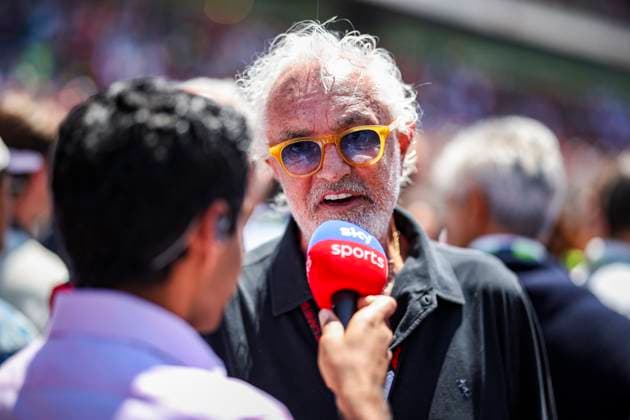 Sport Bilder des Tages BRIATORE Flavio (ita), Alpine F1 team executive advisor during starting grid the Formula 1 Aramco Gran Premio de Espana 2024, 10th round of the 2024 Formula One World Championship, WM, Weltmeisterschaft from June 21 to 23, 2024 on the Circuit de Barcelona-Catalunya, in Montmeló, Spain - F1 - SPANISH GRAND PRIX 2024 DPPI Panoramic  240623_R10_SPAGNA_DP_EA022053_