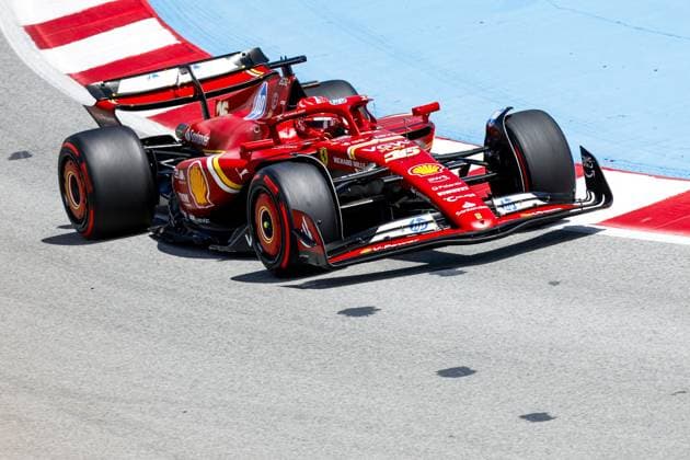 MONTMELO - Charles Leclerc (Ferrari) in action during the Formula 1 Grand Prix of Spain at the Circuit de Catalunya. ANP SEM VAN DER WAL xVIxANPxSportx xxANPxIVx 501855363 originalFilename: 501855363.jpg