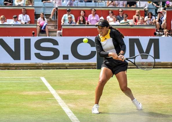 Tennis, WTA, Tennis Damen Turnier in Berlin 23.06.2024, xdanx, Sport Tennis,WTA-Turnier in Berlin Finale, v.l.Jessica Pegula (USA) in Aktion Berlin Steffi-Graf-Stadion Berlin Germany (DE) Copyright: xDanielxLakomskix
