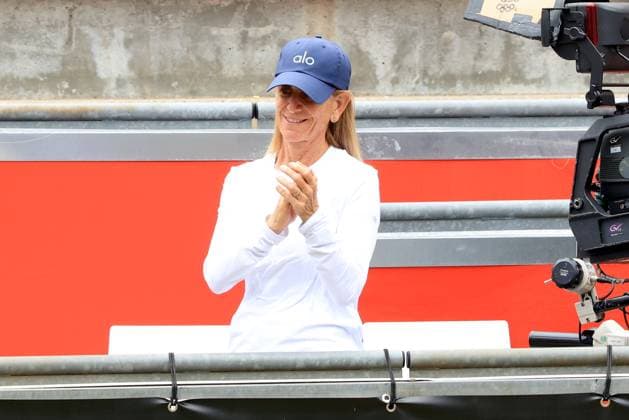 DEU, ecotrans-Ladies Open, 23.06.2024, Rot-Weiss Tennisanlage, Steffi-Graf-Stadion, Berlin, DEU, ecotrans-Ladies Open, im Bild Jessica Pegula (USA) , Trainerin Foto: Juergen Engler nordphoto GmbH