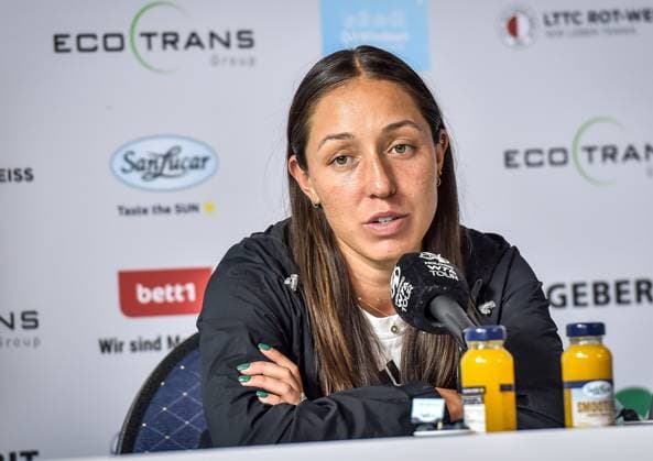 Tennis, WTA, Tennis Damen Turnier in Berlin 23.06.2024, xdanx, Sport Tennis,WTA-Turnier in Berlin Finale, v.l.Jessica Pegula (USA) Turniersiegern bei der PK Berlin Steffi-Graf-Stadion Berlin Germany (DE) Copyright: xDanielxLakomskix