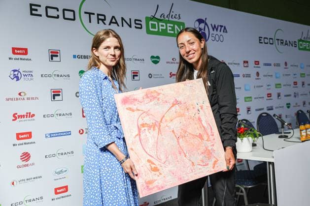 Jessica Pegula (USA) - Pressekonferenz, ecotrans Ladies Open 2024, Berlin, LTTC Rot-Weiß , 23.06.2024, Copyright: xClaudioxGärtnerx