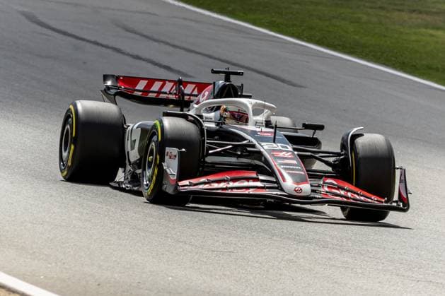 23rd June 2024; Circuit de Barcelona-Catalunya, Barcelona, Spain; Formula 1 Spanish Grand Prix 2023; Race Day; Kevin Magnussen of the Haas F1 Team driving the VF24 on track during the race  ActionPlus12659363 PabloxGuillen