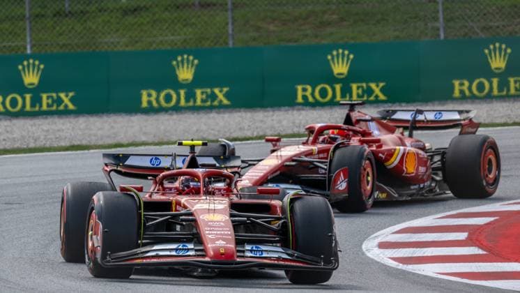 NÃ?Â°55 Carlos Sainz MEX Scuderia Ferrari during FORMULA 1 ARAMCO GRAN PREMIO DE ESPANA 2024 - Race, Formula 1 Championship in Barcelona, Spain, June 23 2024  Copyright: xx xx IPA_Agency_IPA47406952