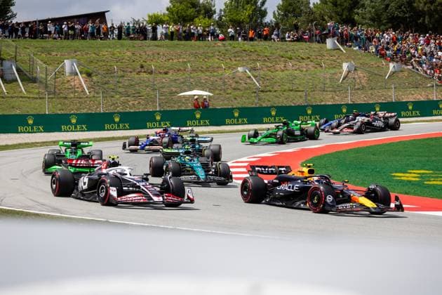 BARCELONA, SPAIN - JUNE 23: after the Formula 1 Spanish Grand Prix on Sunday, June 23, 2024 at the Circuit De Catalunya in Barcelona, Spain. (Photo by Bob Kupbens Icon Sportswire) AUTO: JUN 23 F1 Spanish Grand Prix EDITORIAL USE ONLY Icon240623137