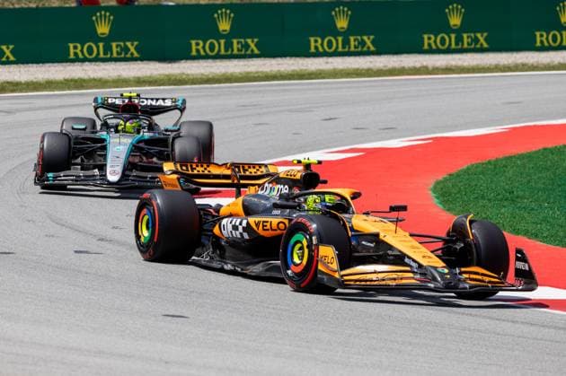BARCELONA, SPAIN - JUNE 23: after the Formula 1 Spanish Grand Prix on Sunday, June 23, 2024 at the Circuit De Catalunya in Barcelona, Spain. (Photo by Bob Kupbens Icon Sportswire) AUTO: JUN 23 F1 Spanish Grand Prix EDITORIAL USE ONLY Icon240623143