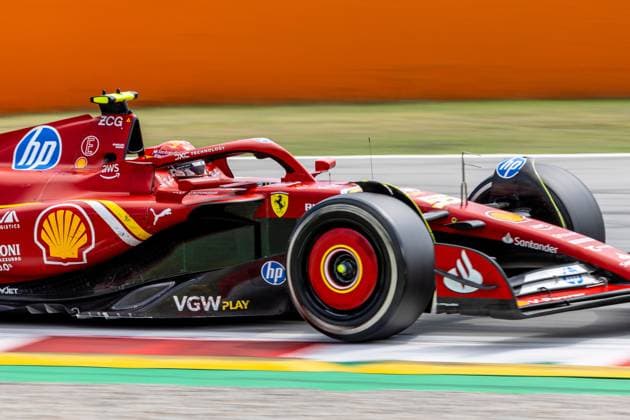 23rd June 2024; Circuit de Barcelona-Catalunya, Barcelona, Spain; Formula 1 Spanish Grand Prix 2023; Race Day; Carlos Sainz of the Scuderia Ferrari driving the SF24  ActionPlus12659510 PabloxGuillen