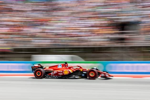 BARCELONA, SPAIN - JUNE 23: Charles Leclerc (16) of Morocco and team Scuderia Ferrari during the Formula 1 Spanish Grand Prix on Sunday, June 23, 2024 at the Circuit De Catalunya in Barcelona, Spain. (Photo by Bob Kupbens Icon Sportswire) AUTO: JUN 23 F1 Spanish Grand Prix EDITORIAL USE ONLY Icon240623163
