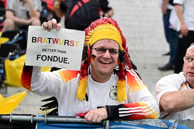Fans Deutschland, Schweiz vs. Deutschland, Fussball, UEFA EURO, EM, Europameisterschaft,Fussball 2024, Gruppenphase, 3. Spieltag, 23.06.2024 Frankfurt Nordrhein-Westfalen Deutschland
