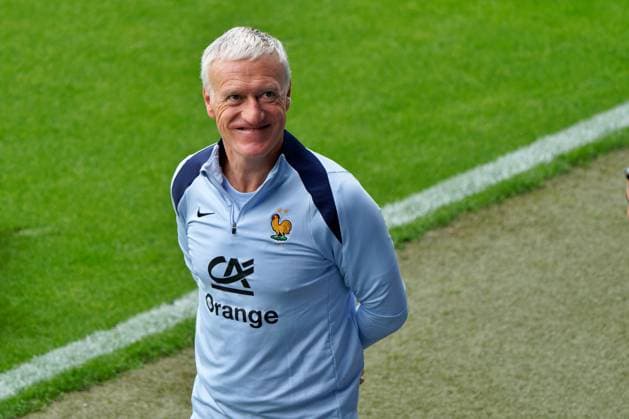 Didier Deschamps head coach of France during the training session at the Home Deluxe Arena in Paderbon, Germany on 23 June 2024. during UEFA EURO, EM, Europameisterschaft,Fussball 2024 - France training session, UEFA European Football Championship in Leipzig, Germany, June 23 2024  Copyright: xx xx IPA_Agency_IPA47408729