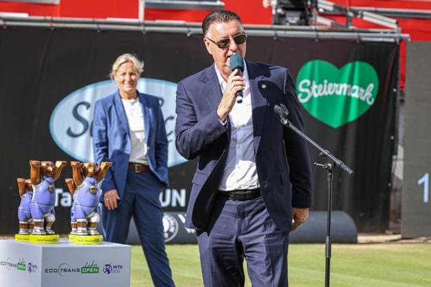 Edwin Weindorfer (CEO der e motion group), ecotrans Ladies Open 2024, Berlin, LTTC Rot-Weiß , 23.06.2024, Copyright: xClaudioxGärtnerx