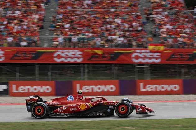 Catalunya Circuit 55 Carlos Sainz esp) Scuderia Ferrari ita) Ferrari SF-243, during the 2024 Formula 1 Spain Grand Prix, 10th round of the 2024 Formula 1 World Championship, WM, Weltmeisterschaft from June 21 to 23, 2024 at the Barcelona Catalunya Circuit. Barcelona Catalunya Circuit Catalunya Spain Copyright: xPhilippexNanchinox xSPPx jp-en-EuSpIm-MPS_PPN_GP_Spain_23Jun2024_BC051