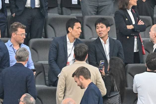 23.06.2024, xscotx, Fussball EM 2024, Schweiz - Deutschland, emspor, v.l. Makoto Hasebe Frankfurt am Main